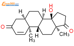 14-hydroxy-5β-Androst-1-ene-3,17-dione结构式图片|564-62-5结构式图片