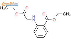 乙基 2-((2-乙氧基-2-氧亚基乙基)氨基)苯酸盐结构式图片|56424-75-0结构式图片