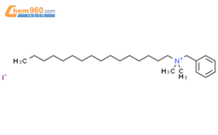Benzenemethanaminium, N-hexadecyl-N,N-dimethyl-, iodide结构式图片|56427-82-8结构式图片