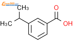 3-异丙基苯甲酸结构式图片|5651-47-8结构式图片
