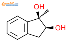 1H-Indene-1,2-diol, 2,3-dihydro-1-methyl-, cis- (9CI)结构式图片|56588-29-5结构式图片