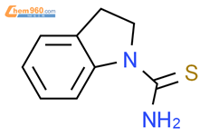 吲哚啉-1-硫代甲酰胺结构式图片|56632-37-2结构式图片