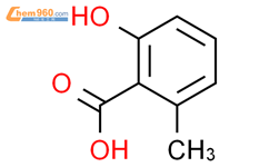 2-羟基-6-甲基苯甲酸结构式图片|567-61-3结构式图片