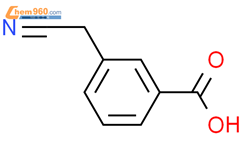 3-(氰基甲基)苯甲酸结构式图片|5689-33-8结构式图片