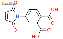 4-(2,5-二氧代-2,5-二氢吡咯)-邻苯二甲酸结构式图片|56896-91-4结构式图片