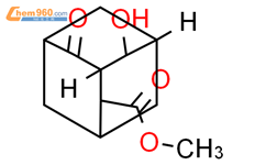 (1α,2β,3β,4α,5α,7β)-4-羟基-10-氧代-三环[3.3.1.13, 7]癸烷-2-羧酸甲酯结构式图片|56907-48-3结构式图片