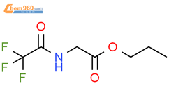Glycine, N-(trifluoroacetyl)-, propyl ester结构式图片|56936-68-6结构式图片