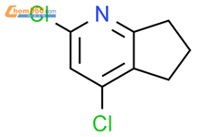2,4-二氯-6,7-二氢-5H-环戊二烯并[b]吡啶结构式图片|56946-65-7结构式图片