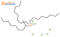 三辛基甲基六氟磷酸铵结构式图片|569652-37-5结构式图片