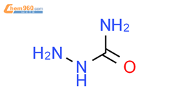 氨基甲酰肼结构式图片|57-56-7结构式图片
