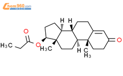 丙酸睾酮结构式图片|57-85-2结构式图片