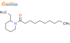1-Decanone,1-(2-ethyl-1-piperidinyl)-结构式图片|57150-42-2结构式图片