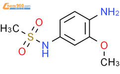 N-(4-氨基-3-甲氧基苯基)甲磺酰胺结构式图片|57165-06-7结构式图片