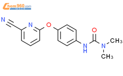 Urea, N'-[4-[(6-cyano-2-pyridinyl)oxy]phenyl]-N,N-dimethyl-结构式图片|57191-18-1结构式图片