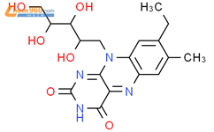 Riboflavin,8-demethyl-8-ethyl- (9CI)结构式图片|5720-14-9结构式图片