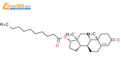 睾酮葵酸酯结构式图片|5721-91-5结构式图片
