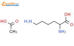 L-赖氨酸醋酸盐结构式图片|57282-49-2结构式图片