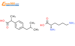 布洛芬赖氨酸盐结构式图片|57469-77-9结构式图片