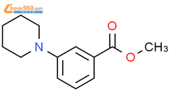 3-(1-哌啶基)苯甲酸甲酯结构式图片|57489-59-5结构式图片
