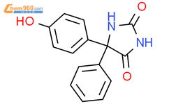 2,4-Imidazolidinedione, 5-(4-hydroxyphenyl)-5-phenyl-, (R)-结构式图片|57496-19-2结构式图片