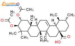 2,3-二乙酰氧基科罗索酸结构式图片|57498-76-7结构式图片