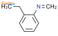 苯胺，2-乙基-N-亚甲基-结构式图片|57502-99-5结构式图片