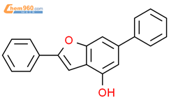 4-Benzofuranol, 2,6-diphenyl-结构式图片|57505-40-5结构式图片