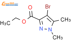 4-溴-1,5-二甲基-1H-吡唑-3-羧酸乙酯