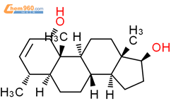 (1α,​4α,​5α,​17β)​-4-​methyl-​Androst-​2-​ene-​1,​17-​diol结构式图片|57782-47-5结构式图片