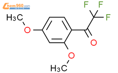 2,4-二甲氧基-2,2,2-三氟苯乙酮结构式图片|578-16-5结构式图片