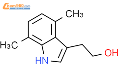 1H-Indole-3-ethanol, 4,7-dimethyl-结构式图片|57817-19-3结构式图片