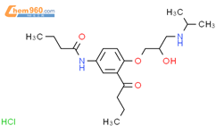 盐酸醋丁洛尔杂质K（EP） 标准品结构式图片|57898-71-2结构式图片