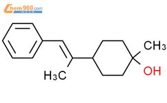 Cyclohexanol, 1-methyl-4-(1-methyl-2-phenylethenyl)-结构式图片|57919-09-2结构式图片