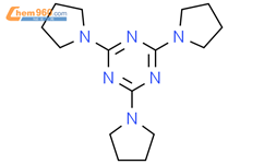 2,4,6-三吡咯-1,3,5-三嗪结构式图片|5794-91-2结构式图片