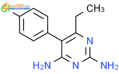 乙胺嘧啶结构式图片|58-14-0结构式图片