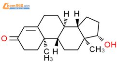 睾酮结构式图片|58-22-0结构式图片
