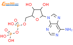 腺苷-5-二磷酸二钠盐结构式图片|58-64-0结构式图片