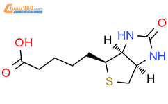 维生素H(D-生物素)结构式图片|58-85-5结构式图片
