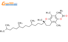 D-alpha-生育酚醋酸酯结构式图片|58-95-7结构式图片
