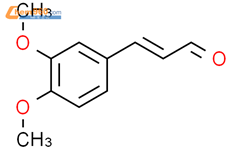 （E） -3,4-二甲氧基肉桂醛结构式图片|58045-88-8结构式图片