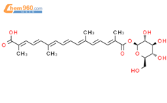 西红花苷E结构式图片|58050-17-2结构式图片