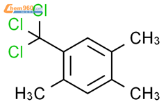 1,2,4-trimethyl-5-(trichloromethyl)benzene结构式图片|58085-75-9结构式图片