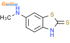 (9ci)-6-(甲基氨基)-2(3H)-苯并噻唑硫酮结构式图片|58106-93-7结构式图片