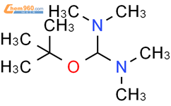 叔丁氧基二(二甲基氨基)甲烷结构式图片|5815-08-7结构式图片