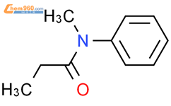 n-甲基-n-苯基丙酰胺结构式图片|5827-78-1结构式图片