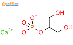 2-甘油磷酸钙结构式图片|58409-70-4结构式图片