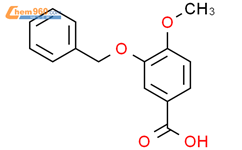 3-苄氧基-4-甲氧基苯甲酸结构式图片|58452-00-9结构式图片