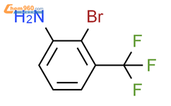 3-氨基-2-溴三氟甲苯结构式图片|58458-10-9结构式图片