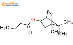丁酸异龙脑酯结构式图片|58479-55-3结构式图片