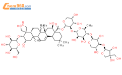 桔梗皂苷 D结构式图片|58479-68-8结构式图片